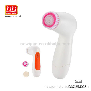 Facial cleansing brush. ABS material facial brush. Beauty home care. Electric facial brush